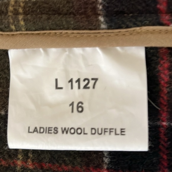 Barbour wool duffle coat with hood. Excellent condition. - Picture 8 of 14